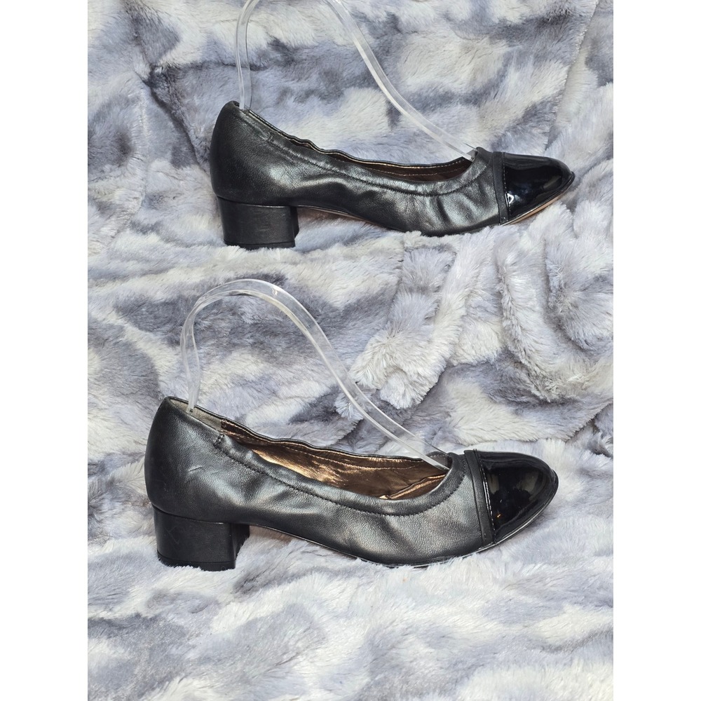 EUC AGL Attilio Giusti Leombruni Black leather Ballet Flat Size 35.5 / women 5.5